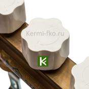 Коллектор для теплого пола с вентилями 3 выхода STOUT SMB 0468 000003